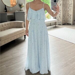 Birdy Grey Jane Convertible Dress - Dusty Blue Floret